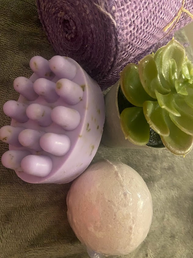 Lavender Massage Soap Bar