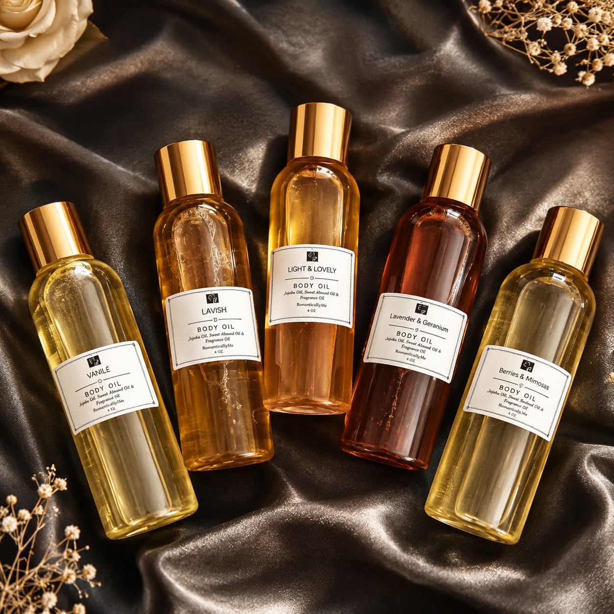 Infused or Perfumed Body oils