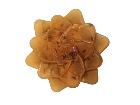 Lotus Glow -Honey Lavender & Peach Soap
