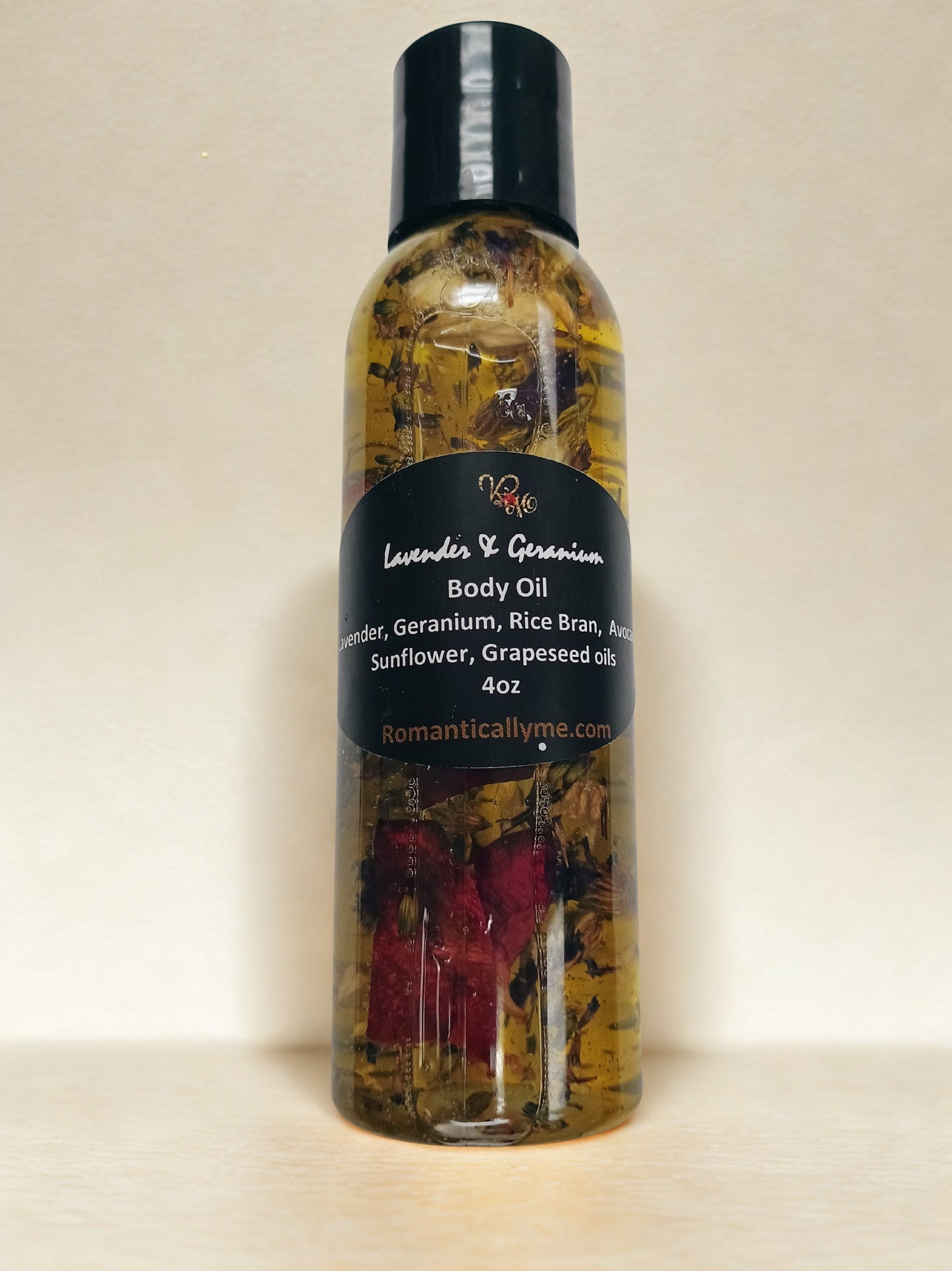 Lavender & Geranium Infused Body Oil