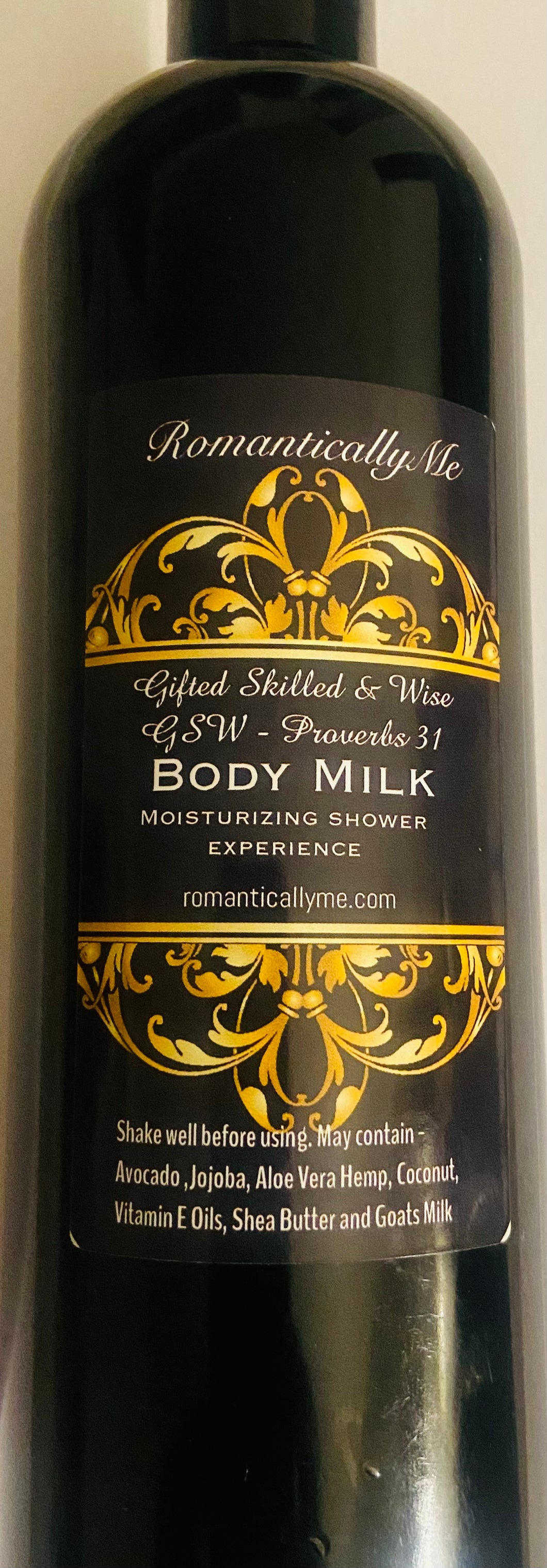 Gifted Skilled & Wise “GSW” Body Milk