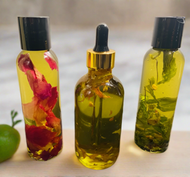 Peppermint Apple ) infused Body Oil